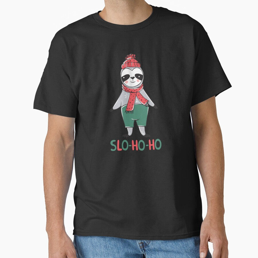 Cute Christmas Sloth - Slo ho ho by Trinket-Trickster