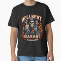 Hellbent Garage Skeleton Biker by netimdomains
