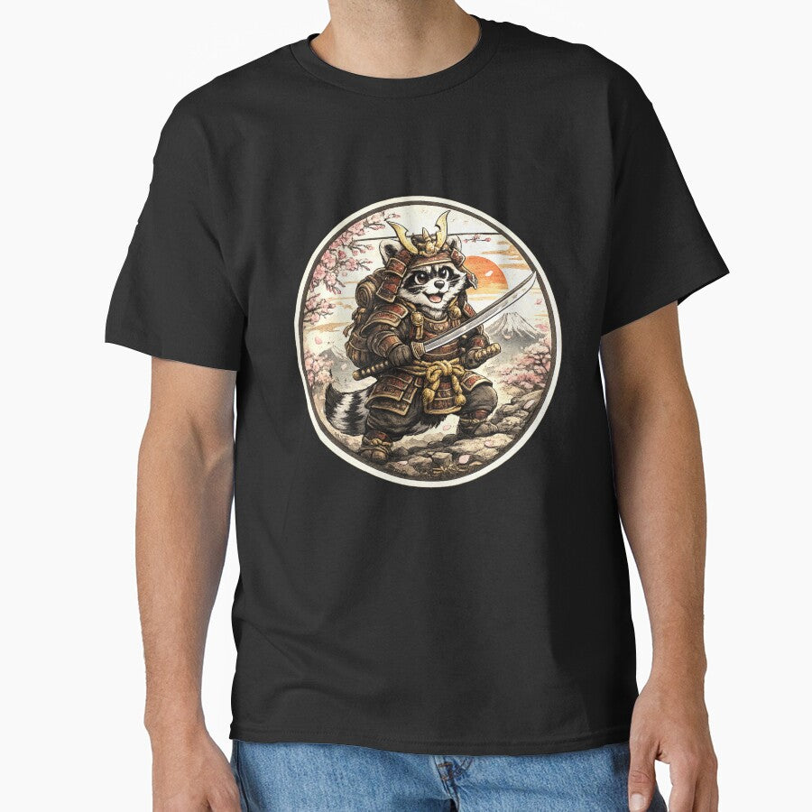 Samurai Raccoon Warrior Design by StyleBloomes