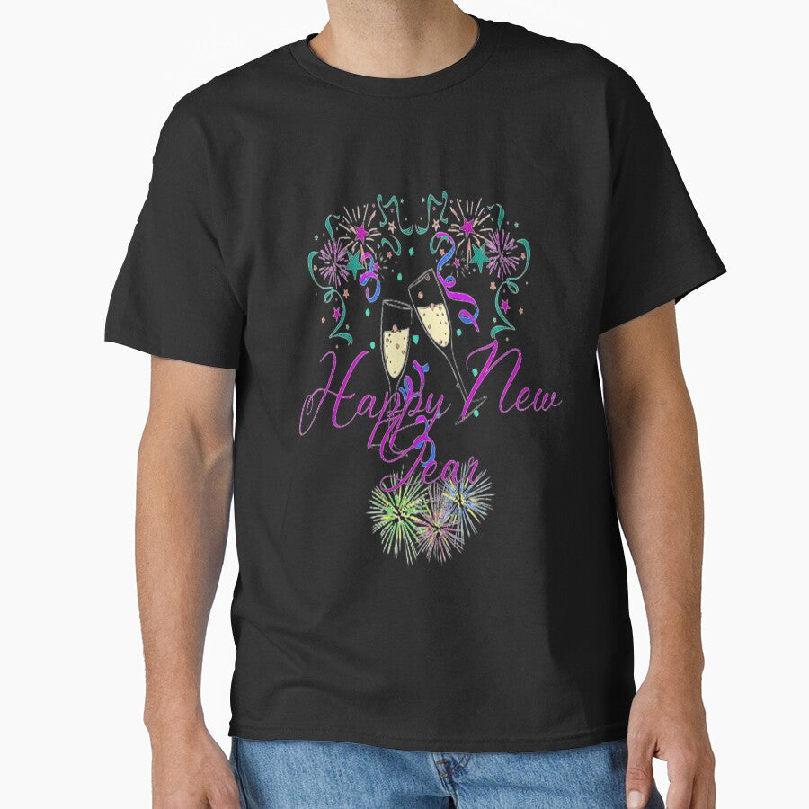 Festive Happy New Year Design, Howdy New Year,New Years Celebration, New Years Eve Countdown by Adri Barnard