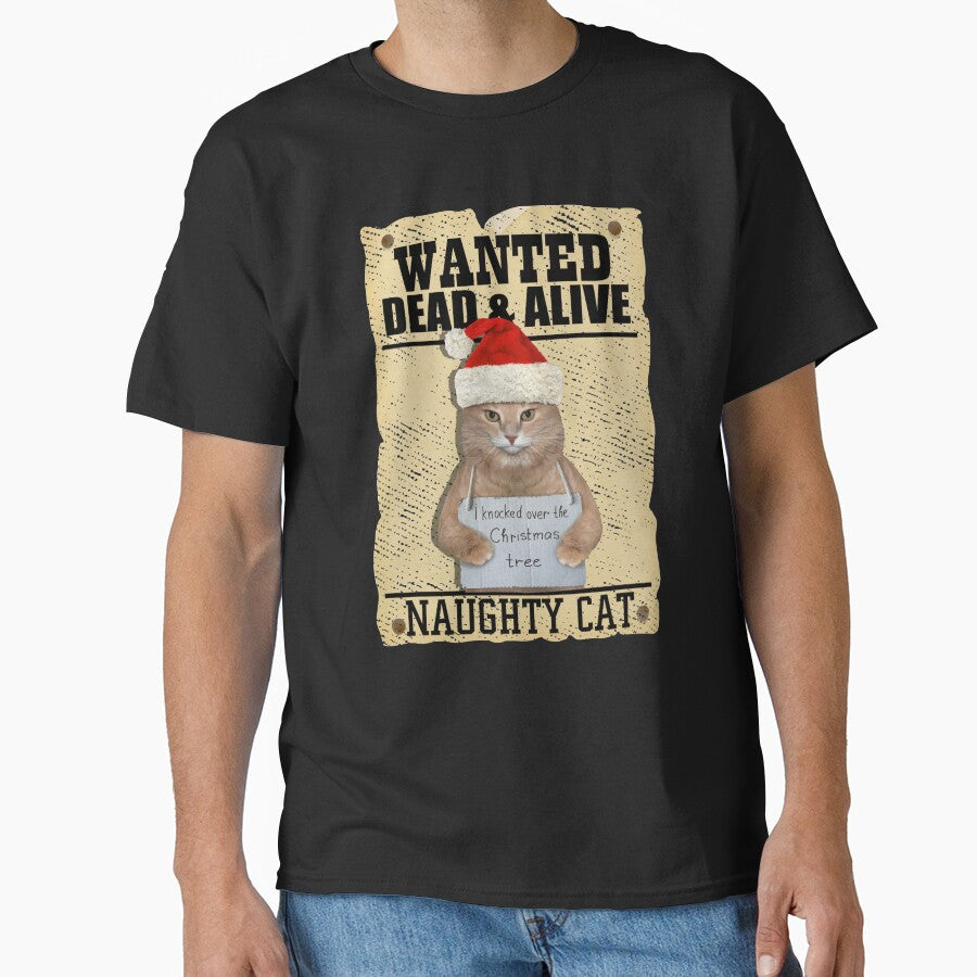 Naughty Cat Wanted Dead Or Alive | Funny Festive Season Christmas Cat 2021 by thecooltable