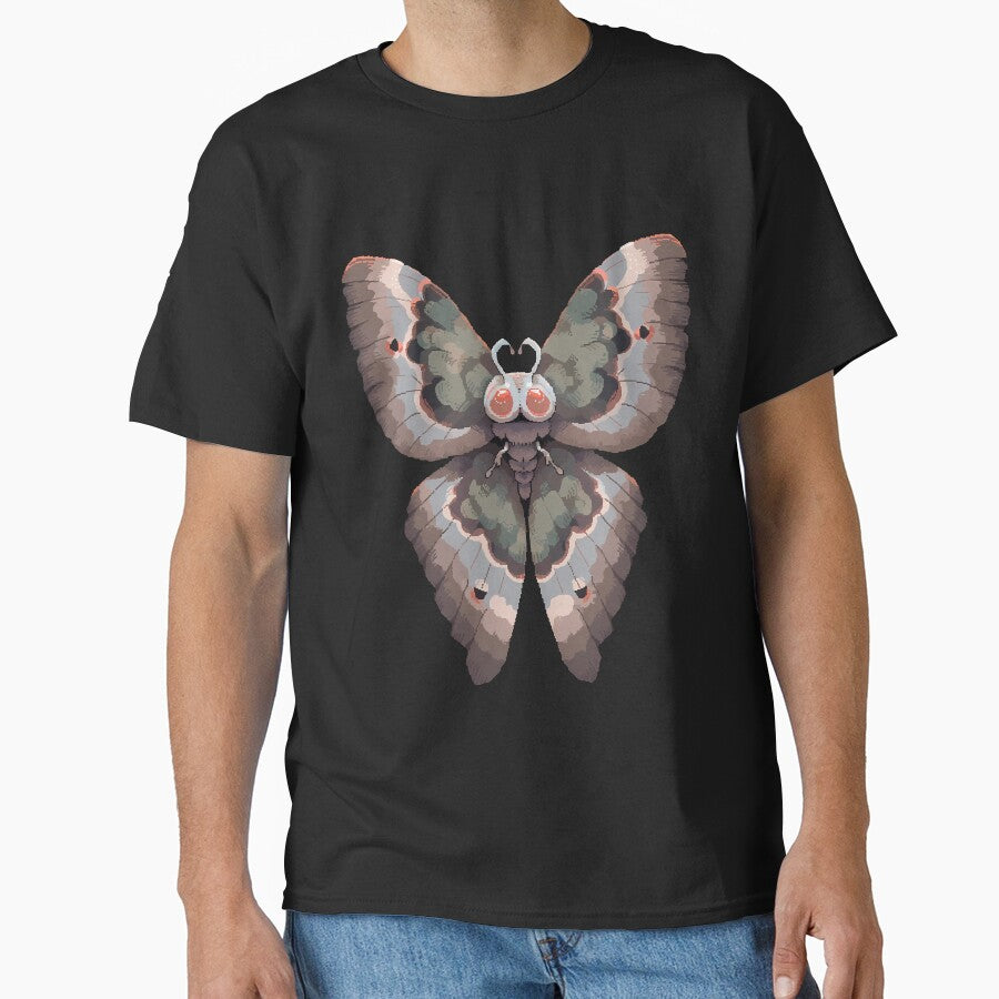 Big Grey Moth- Pixel art by octoboobs