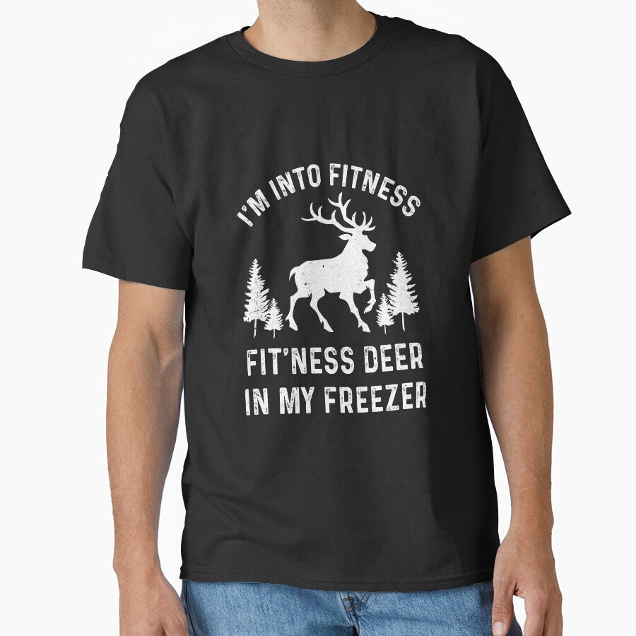 I'm Into Fitness Fit'Ness Deer In My Freezer Deer by TimothyCoxShop