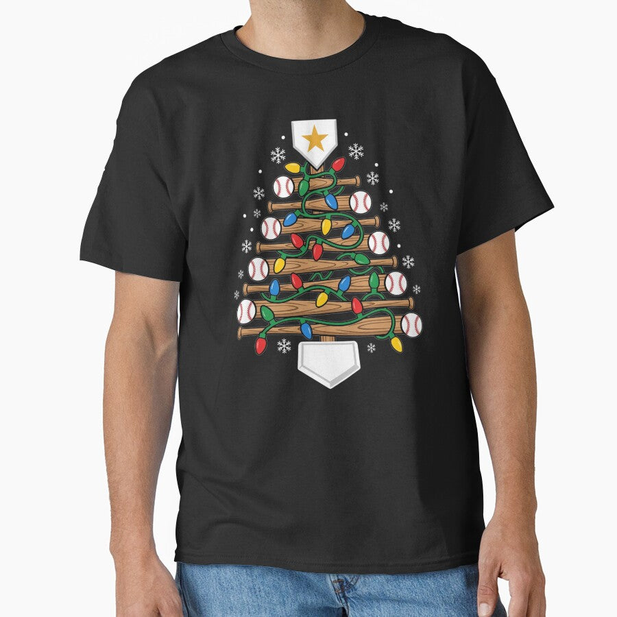 Baseball Christmas Tree Light Xmas Baseball Boys Kids by clothesy7