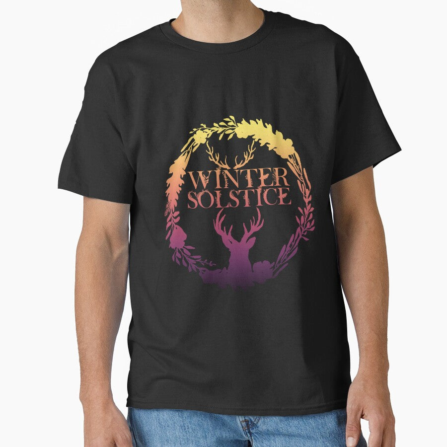 Yuletide Blessings Shirt Winter Solstice Christmas Men Women by F-SADESIGN