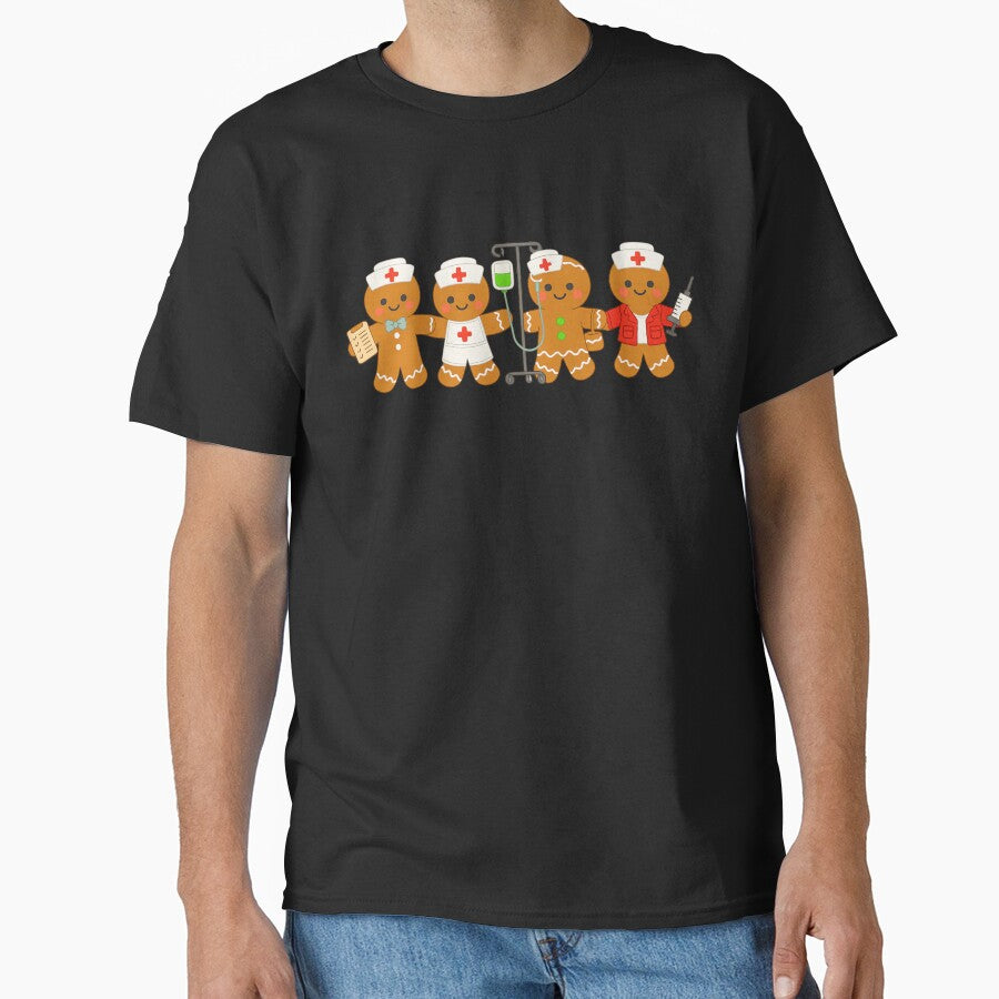 Funny Nurse Christmas Gingerbread Squad Medical Team Gift by haitrieuic96
