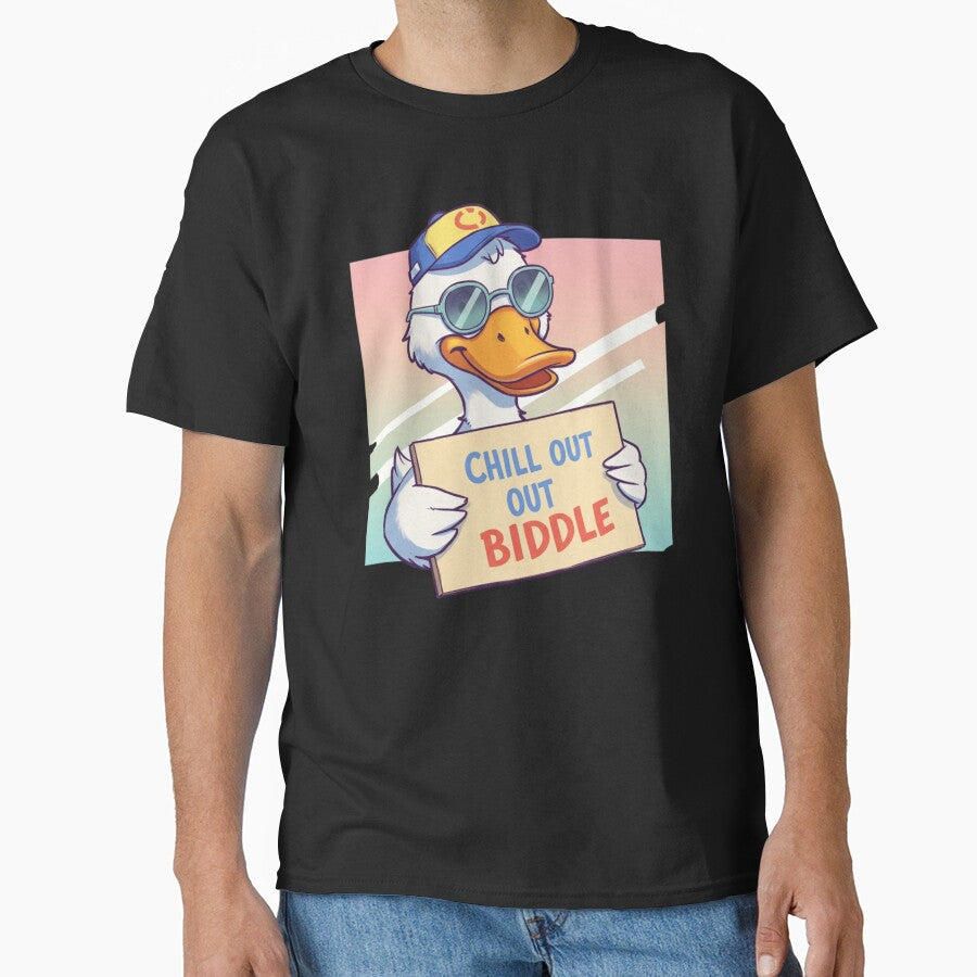chill out duck classic tshirt by anandsiva2703
