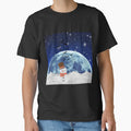 Spooky Gothic snowman Under full Moon. by FahdSpaceArt