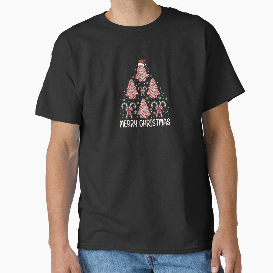 Christmas Tree Cakes Funny Debbie Becky Jen Cake Lovers Men T-Shirt by grumpzara