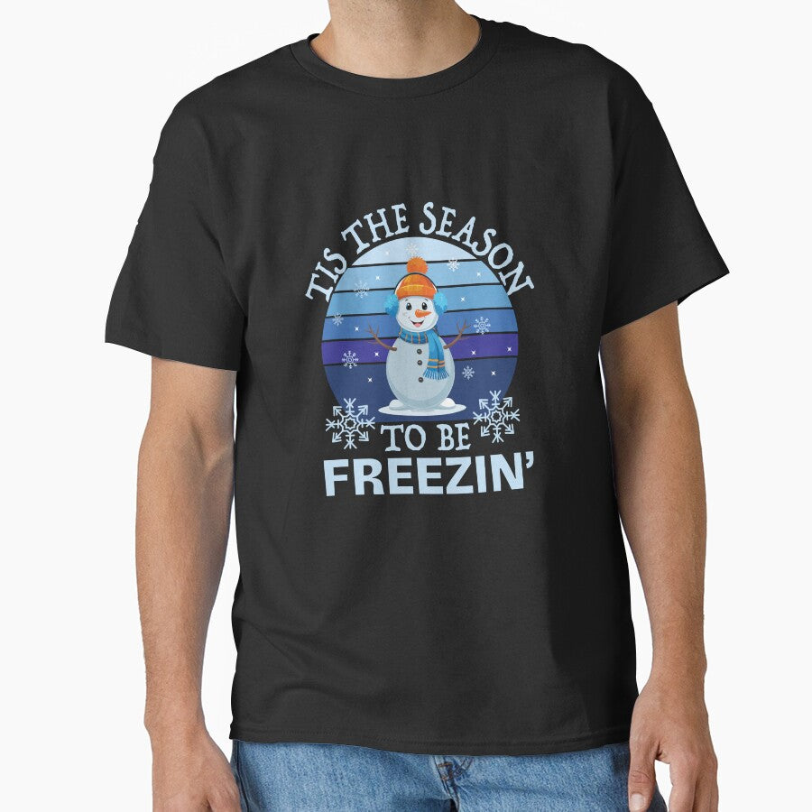 tis the season to be freezin, freezin winter' snowflake by anouar-store