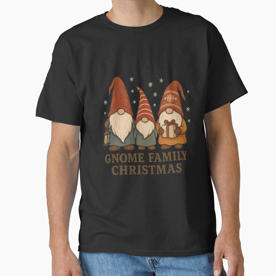 Gnome Family Christmas – Cute Holiday Gnomes Matching Art by PunchDrop