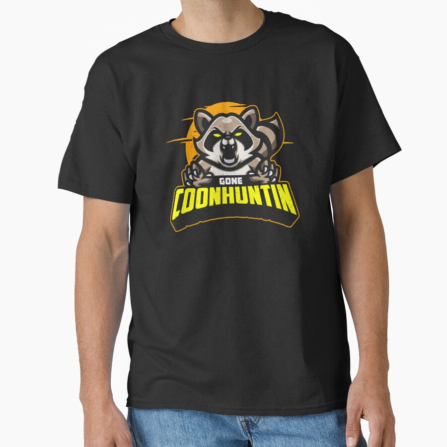 Gone Coonhuntin Loves Coon Hunter Coonhound Raccoon Hunting by taaddison50
