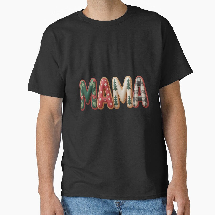 Christmas Tree Cake Mama Xmas Mom Family Matching Womens by VladoZork