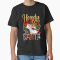 Howdy Santa Retro Christmas Rodeo For Cowboy, For Cowgirl, Funny Western Gift by wendywildartt