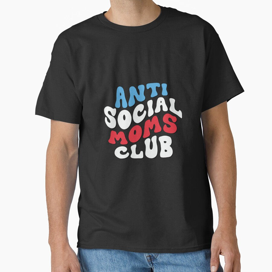 4th Of July Anti Social Moms Club Tired Mom Club Funny Mama by clothesy7