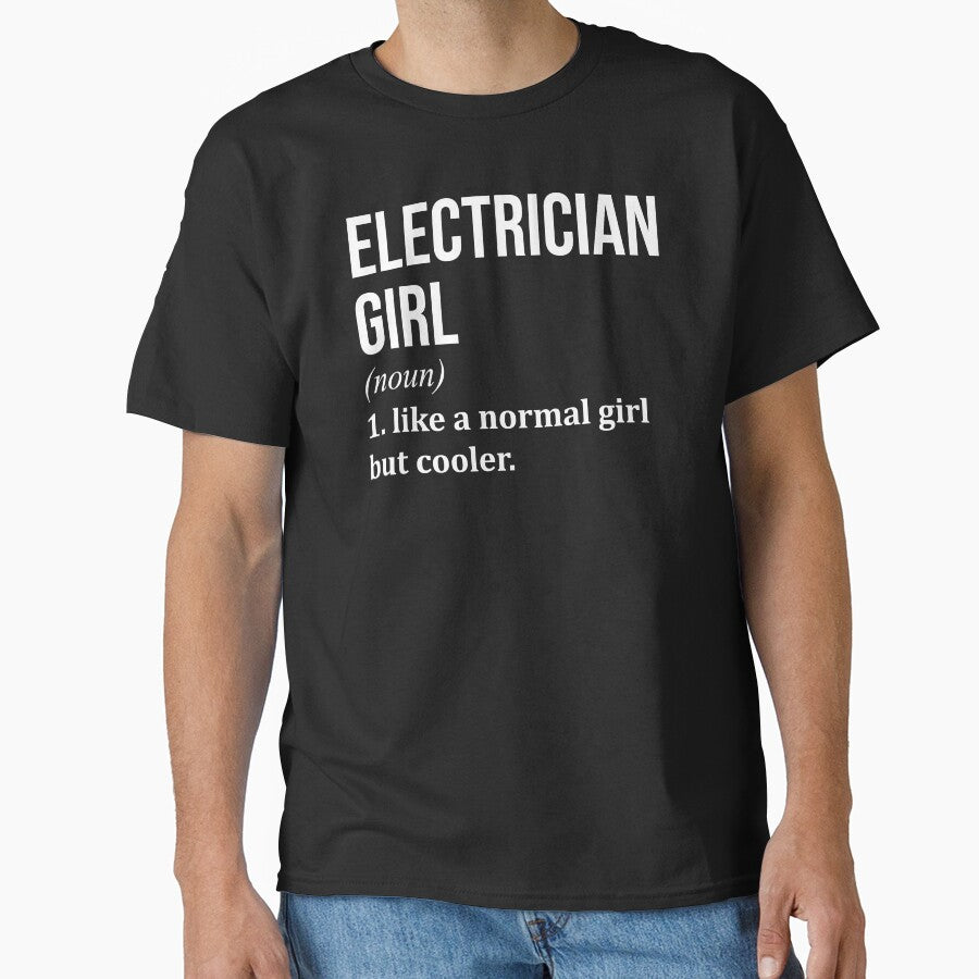 Electrician Girl Definition Electrician for Women by XCIV