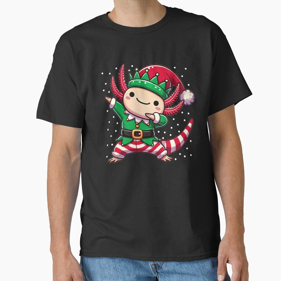 Christmas Axolotl Elf Funny Axolotl Lover by BlueBerry-Pengu