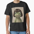 Cute Frog Portrait Aesthetic Meme Frog Art Soft Vintage Style by ArcaneArtistry