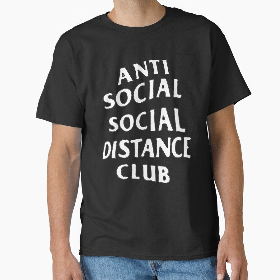 Anti Social Sticker, Social Distance face mask, Social Distance Club, Social Distance Hoodie, Social Distance Shirt, by youzername