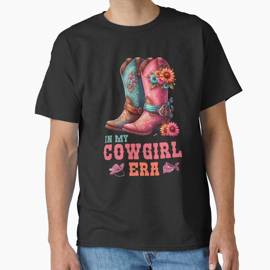 In My Cowgirl Era Groovy Cute Boots cowgirl with flower by MTRBSK11