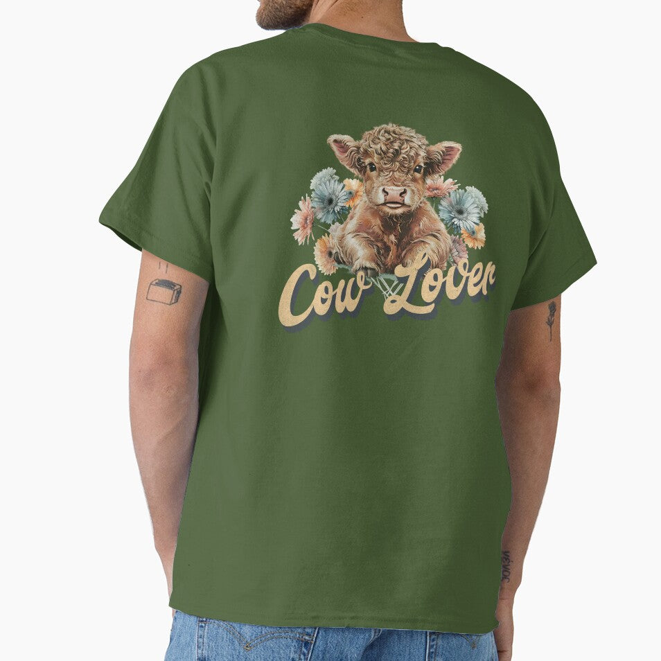 Baby Highland Cow, Cow Lover, Cute Highland Cow by Mariana Piana