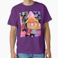 Hand Drawn Christmas Cabin with Tropical Flowers + Cowgirl hats, Cowgirl boots, Trees by Victoria Rose