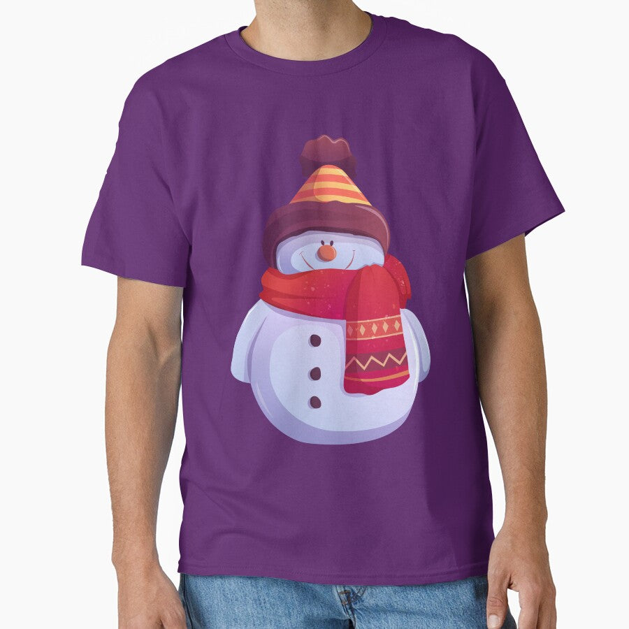 Cartoon-style snowman by styler2027