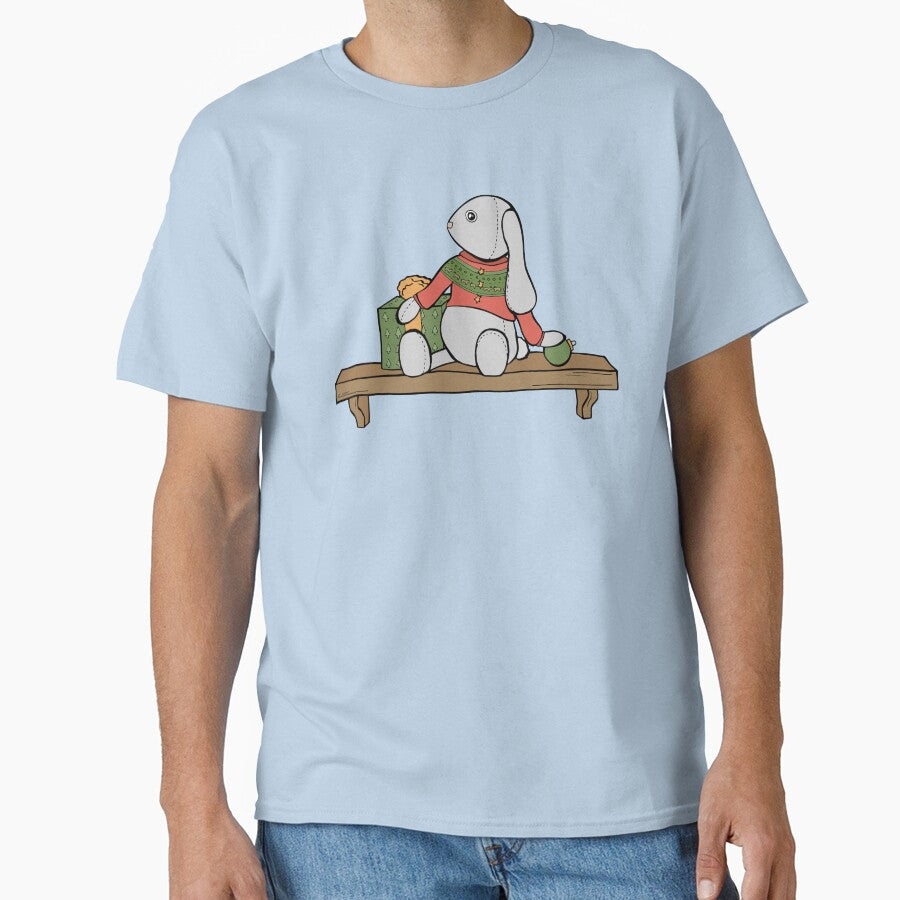 Holiday Bunny Toy in a Christmas Sweater by Otter-Grotto