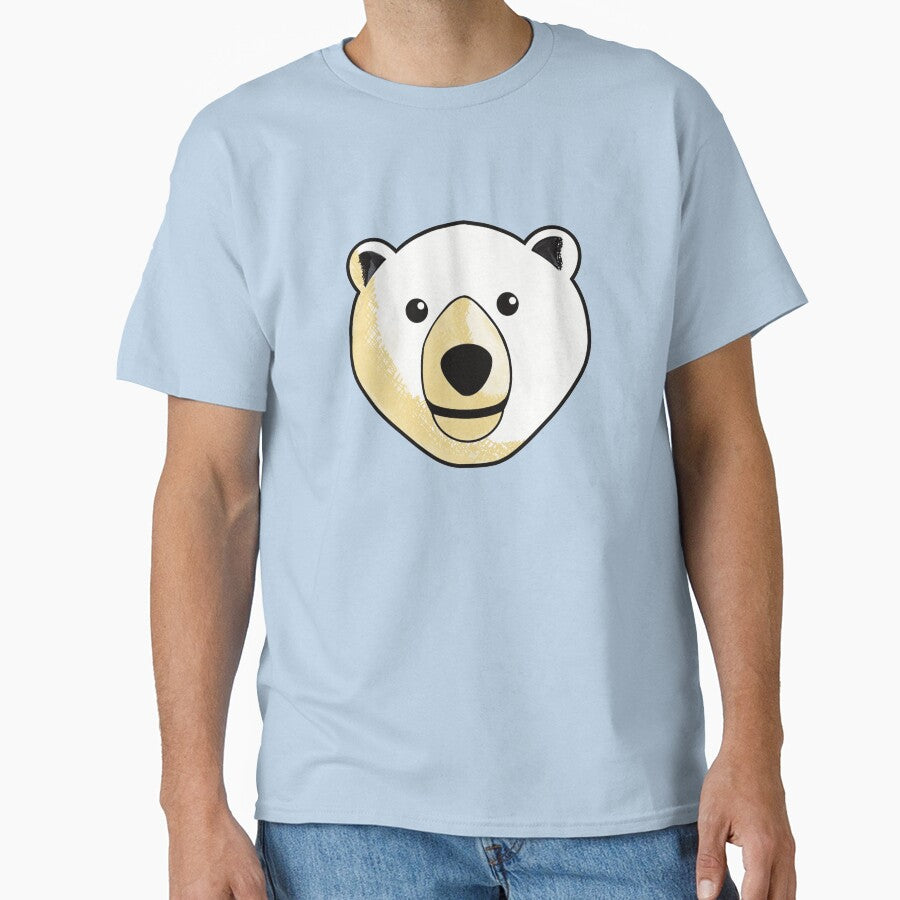 Polar Bear Head by Funful