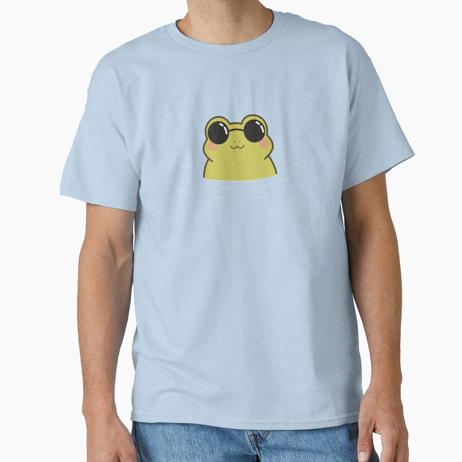 Kawaii Frog Floating in Water Meme by Lilypad Shop