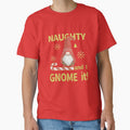 Naughty And I Gnome It Drawing - Merry Christmas Funny Gnome Naughty List by ViewerEqualsPhoton