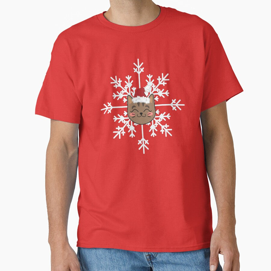 Santa Cat Snowflake by SYNTASTIC