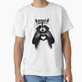 Raccoon With Heart-shaped Paws by biangkerok