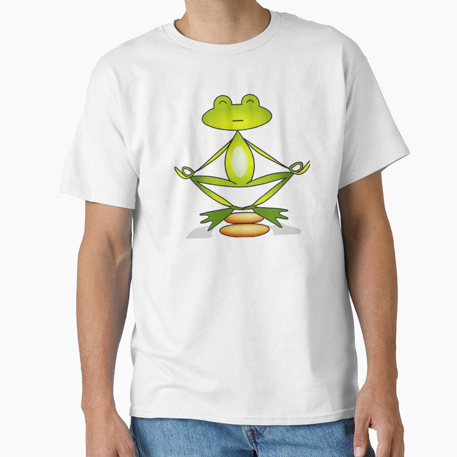 Zen Frog Meditating by RedBerryBliss