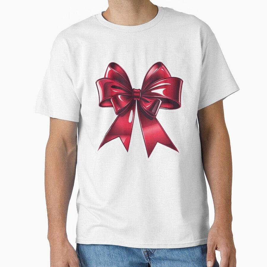Glossy Red Bow Charm by 0606PM