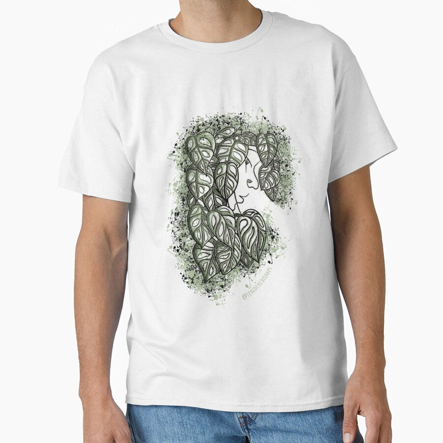 Abstract Monstera Plant Lady by tenderchomps