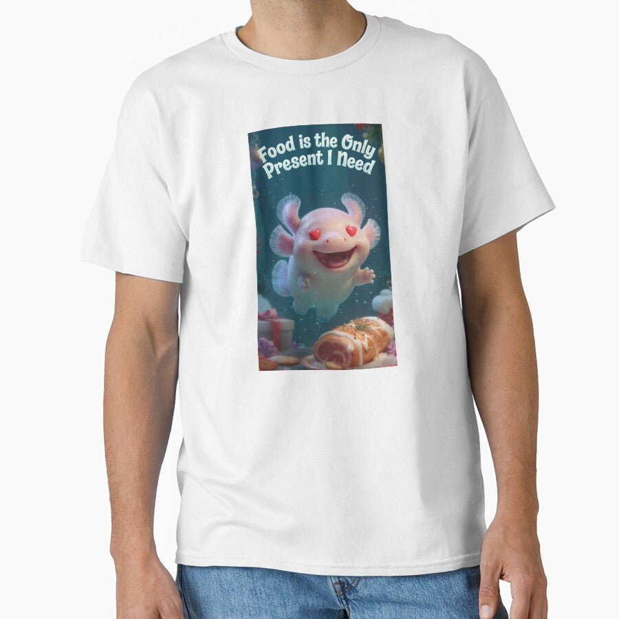Heart-Eyes Axolotl Christmas – Funny Holiday Food Quote by MadeByACJ