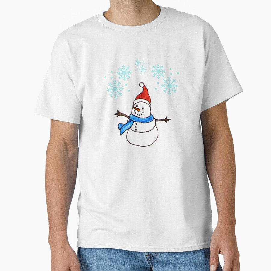 Sparkly Snowman by KatBierlyArt