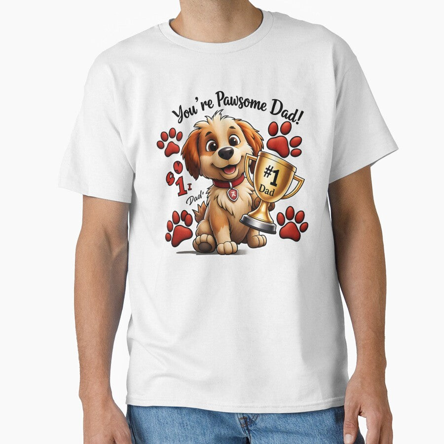 #1 Dog Dad Trophy – Funny Father’s Day Gift by Petsworth