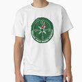 Morel Compass, Green and White by CraneCreek