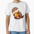 Cute Sea Otter with Pumpkin Icon by pumsquare
