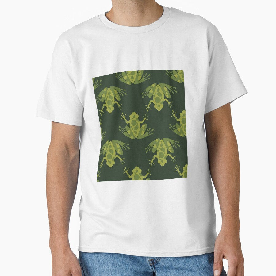 Spot Frog On Dark Green by ConcorStore