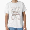 Merry Christmas Merry and Bright Christmas Hand Drawn Boho Christmas Coquette Christmas Tree by VENOM0RIOT