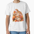 Cozy Autumn Bunny with Pumpkin Spice Latte by GusiaTreasures