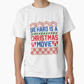 Die hard is a christmas movie- ugly Christmas sweater holiday design by Dominika Farkašová