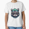 Adorable Hoodie Raccoon Cartoon Vector by Confuzz1ed