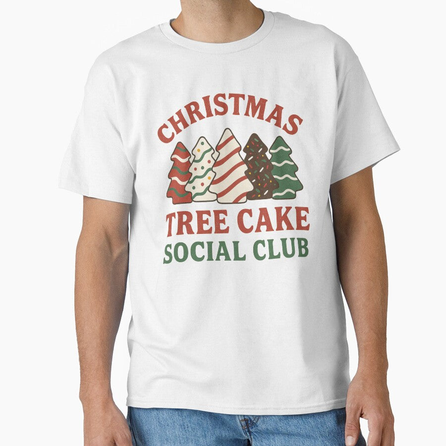 Christmas Tree Cake Social Club Funny Holiday Snack by THIENVT