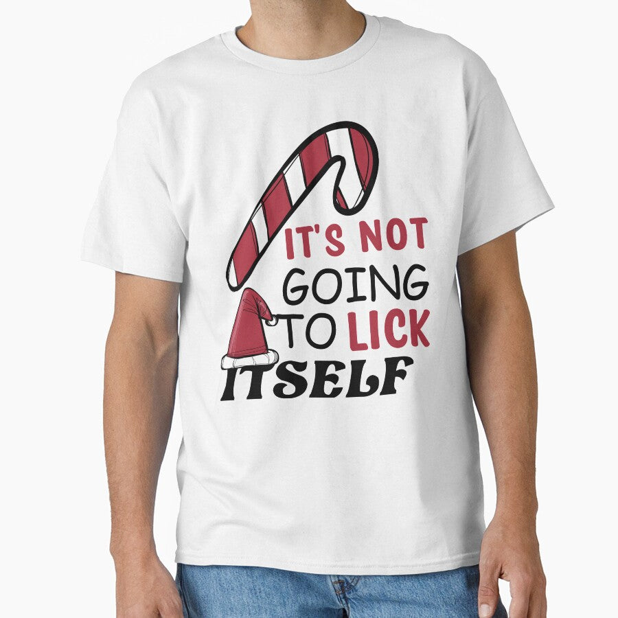 It's not going to lick itself - CANDY CANE FUNNY CHRISTMAS by AchrafOc