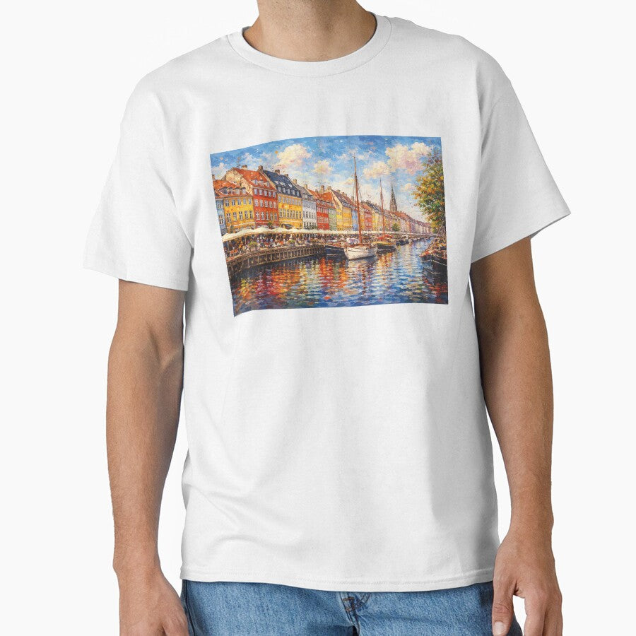 A Painting of Copenhagen, the Capital of Denmark – A Beautiful European City. by GalleryKauffeld