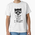 I eat what i want raccoon funny shirt - Awesome gift for Raccoons lovers by Titmit